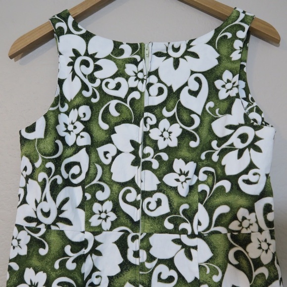 Hilo Hattie‎ Hawaiian Dress Floral Tiki Resort Tropical Sleeveless - Picture 7 of 10